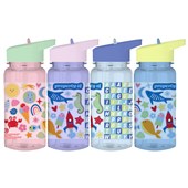 Snazzee Kids Sipper Drink Bottle with Stickers 520ml